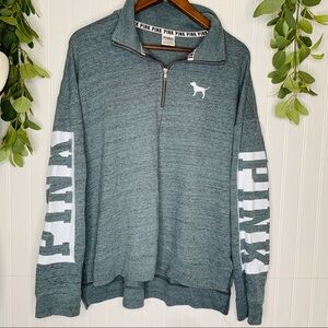 VS PINK half -zip pullover